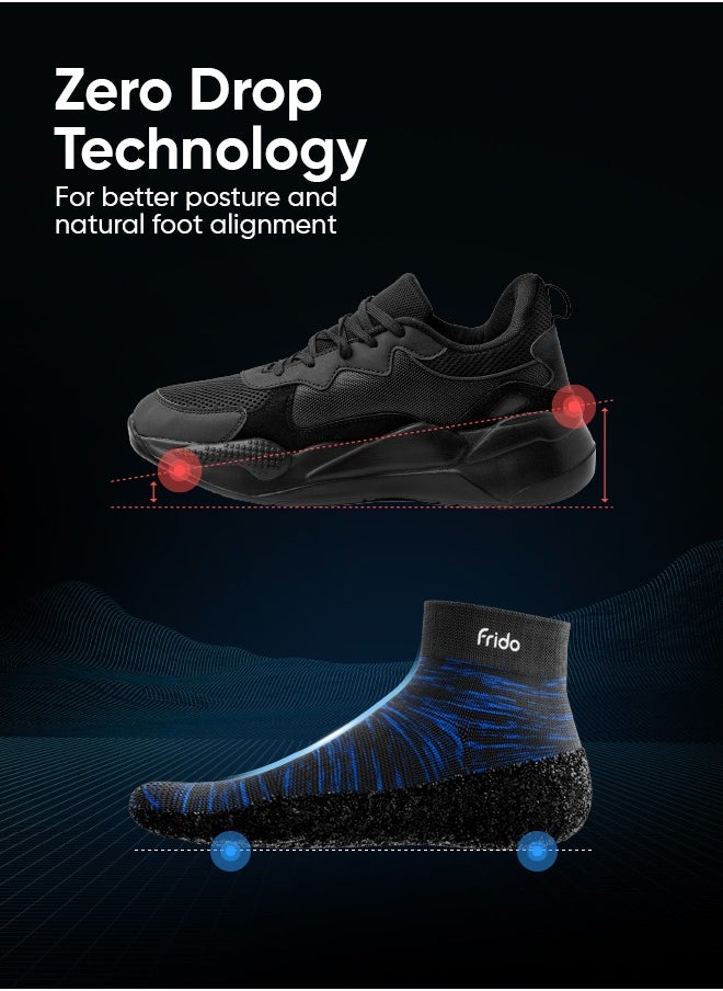 Frido - Barefoot Sock Shoes, Barefoot Shoes For Men & Women, Training Gym Shoes, Wide Toe Box & Zero Drop Design, Extra Stability & Shapefit Tech, Water Resistant Sole, Hand Washable - Image 1