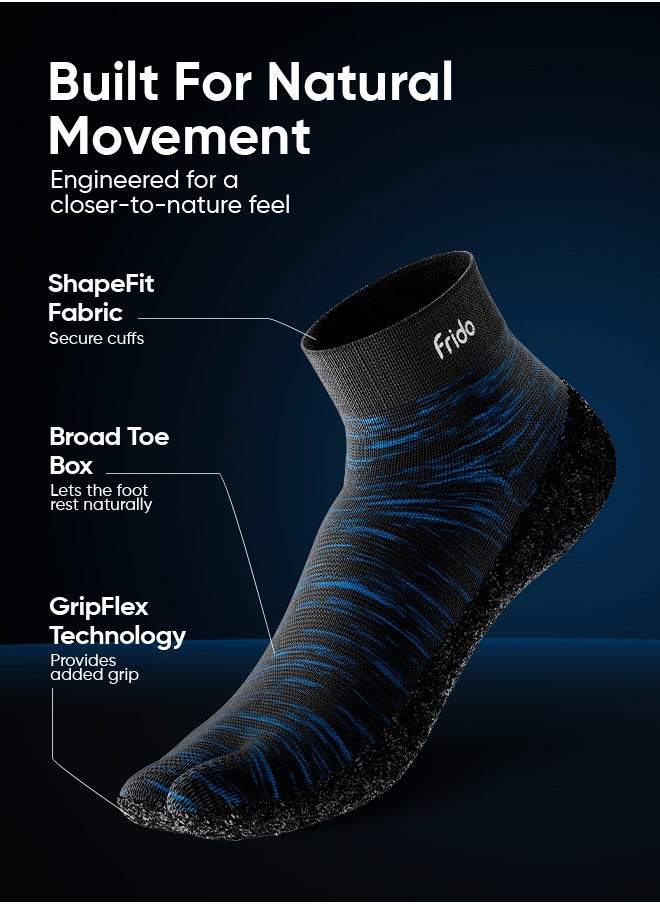 Frido - Barefoot Sock Shoes, Barefoot Shoes For Men & Women, Training Gym Shoes, Wide Toe Box & Zero Drop Design, Extra Stability & Shapefit Tech, Water Resistant Sole, Hand Washable - Image 1