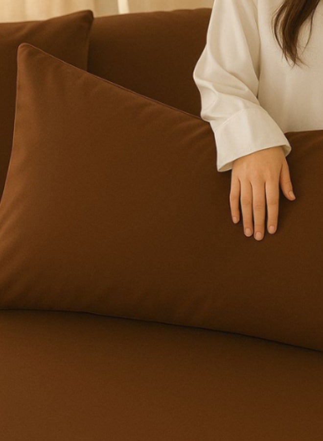 سنوز، طقم ملاية عاديه، 3قطع، براون، 220*240 سم - Image 4