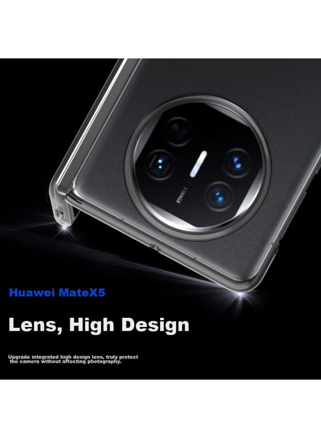 Australian Wave Aolang متوافق مع هاتف Huawei Mate X5، غطاء Huawei Mate X5 الإصدار المحدد، غطاء شاشة قابلة للطي، حماية شفافة فائقة النحافة تغطية كاملة مضاد لبصمات الأصابع مقاوم للصدمات غطاء صلب تصميم بسيط - Image 3
