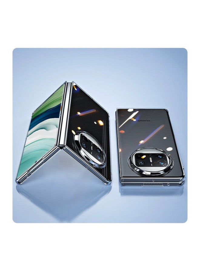 Australian Wave Aolang متوافق مع هاتف Huawei Mate X5، غطاء Huawei Mate X5 الإصدار المحدد، غطاء شاشة قابلة للطي، حماية شفافة فائقة النحافة تغطية كاملة مضاد لبصمات الأصابع مقاوم للصدمات غطاء صلب تصميم بسيط - Image 2