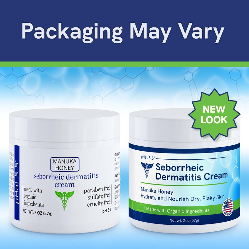 pHat 5.5 Seborrheic dermatitis Moisturizing Cream & Face Lotion for Women - Soothing Redness for Face & Body Cream - Hydrating Face Cream for Dry Skin & Anti Itch Lotion (2oz) - Image 2