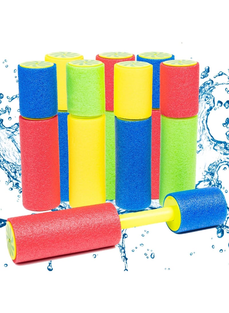 مسدس مياه فوم للأطفال مقاس 15 سم – لعبة مائية مطاطية آمنة للأولاد والبنات – مثالي للبحر والمسبح وحفلات الصيف (ألوان متعددة) - Image 1