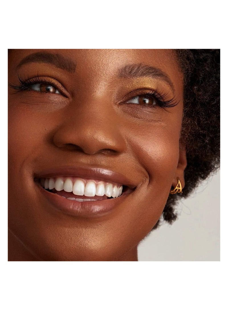 Women Huggie Hoop Earrings Gold Initial Sleeper 14K Gold Filled Small Simple Delicate Handmade Hypoallergenic Personalized Jewelry Gift - 26 Letters - Image 3
