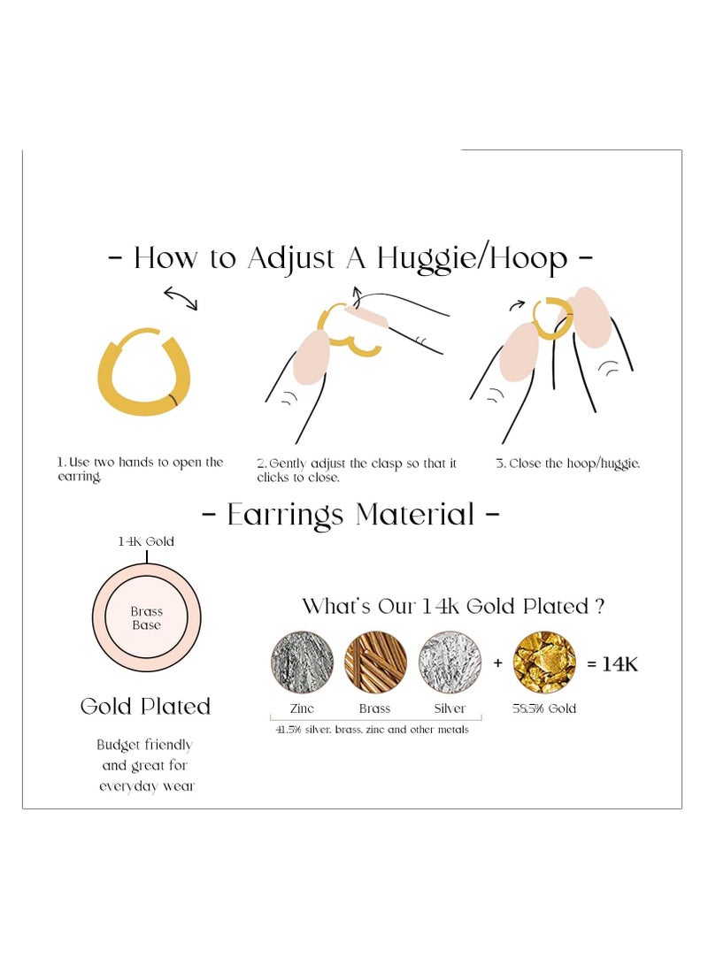 Women Huggie Hoop Earrings Gold Initial Sleeper 14K Gold Filled Small Simple Delicate Handmade Hypoallergenic Personalized Jewelry Gift - 26 Letters - Image 5