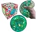 Hapros Jumbo 4 Glittery Gummee Ball Extra Large Sensory SlowRise Glitter Sugar Stress Ball Perfect Novelty StressRelief Fidget Toys Gifts for Adults and Children Green - Image 2