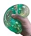 Hapros Jumbo 4 Glittery Gummee Ball Extra Large Sensory SlowRise Glitter Sugar Stress Ball Perfect Novelty StressRelief Fidget Toys Gifts for Adults and Children Green - Image 4