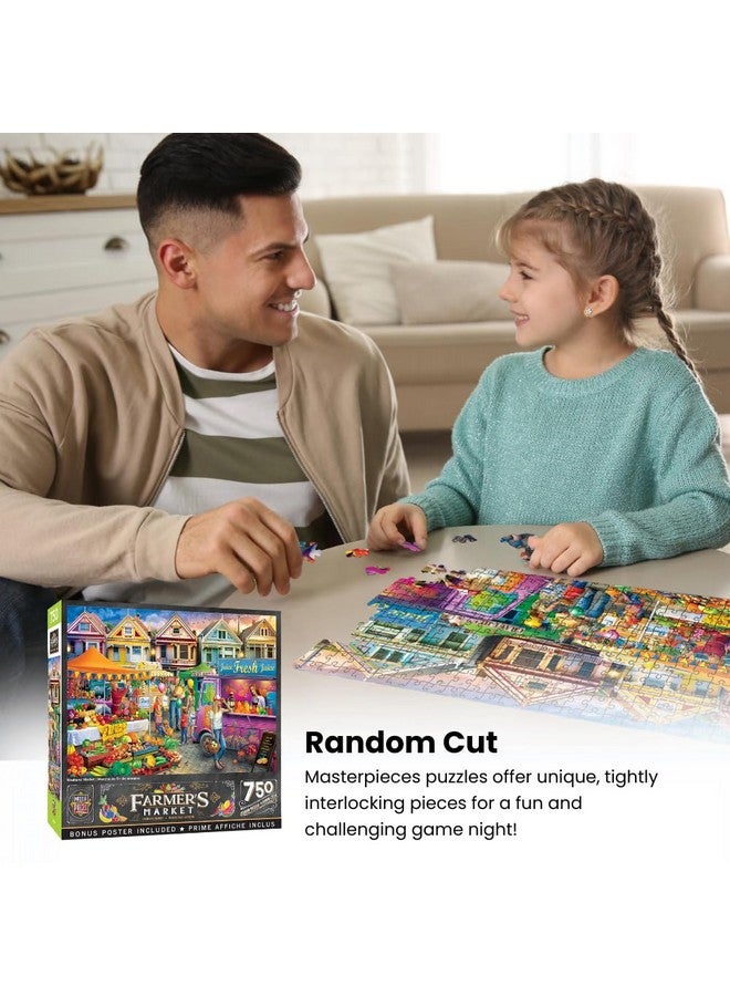 MasterPieces 750 Piece Jigsaw Puzzle For Adults, Family, Or Youth - Weekend Market - 18"X24" - Image 4