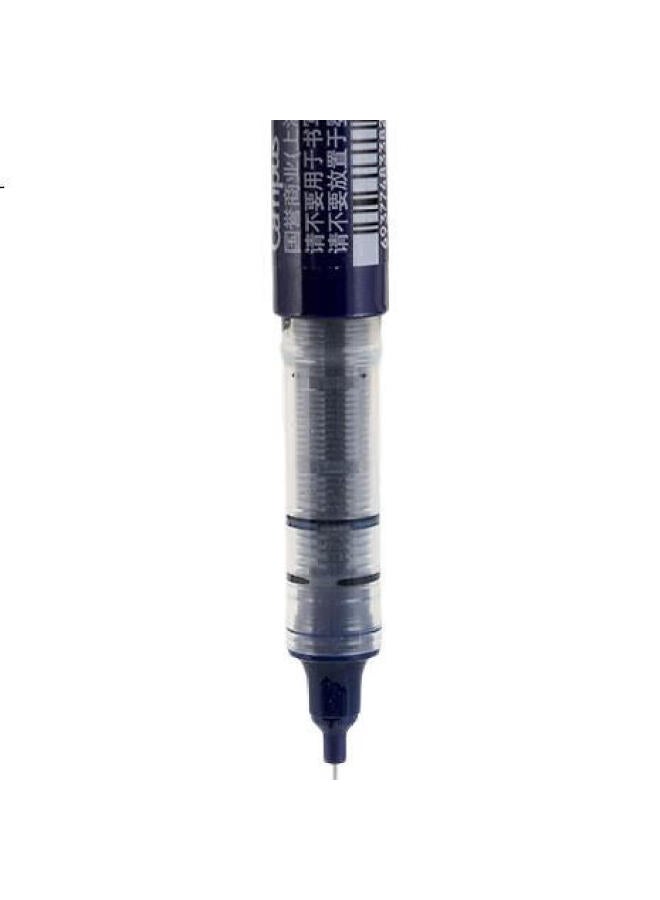 Kokuyo Campus Student Office Retro Direct Liquid Needle Pen Signature Pen Rollerball Writing Exam Pen, 0.5Mm, Deep Sea Blue, Wsg-Pr4015Db - Image 2