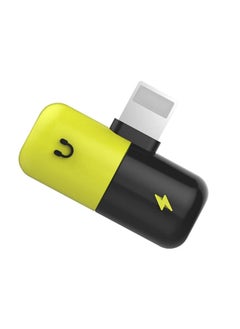 Dual Lightning Adapter for iPhone, Supports Charging and Audio
