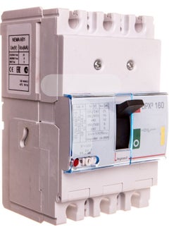 Legrand 420047 Dpx³ 160 160A 3 Pole Compact Switch with 25KA Setting Range  - Image 3