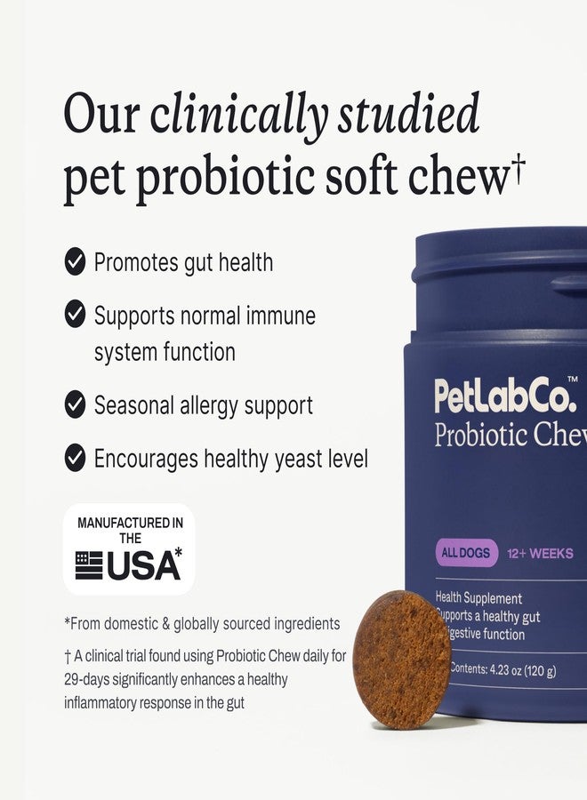 PetLab Co. Probiotics for Dogs, Support Gut Health, Occasional Diarrhea, Digestive Health & Seasonal Allergies - Salmon Flavor - 30 Soft Chews - Pack of 3 - Image 3