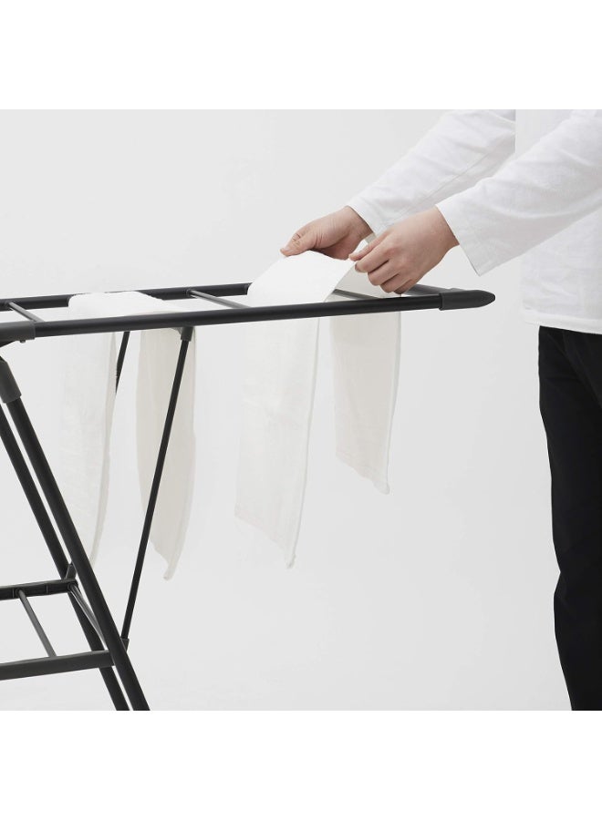 LOCK & LOCK Strong Laundry Drying Rack Durable Foldable Black 157X 61X 100 Cm - Image 4