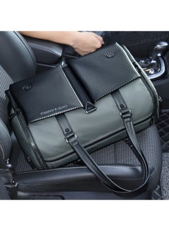 Catei Karrui Large Capacity Portable Travel Duffle for Men and Unisex Multifunctional Business Shoulder Bag Gym Handbag with Side Shoe Pocket in Separation of Wet and Dry(Green)  - Image 3