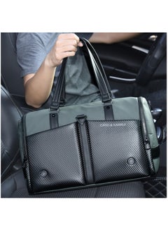 Catei Karrui Large Capacity Portable Travel Duffle for Men and Unisex Multifunctional Business Shoulder Bag Gym Handbag with Side Shoe Pocket in Separation of Wet and Dry(Green)  - Image 2