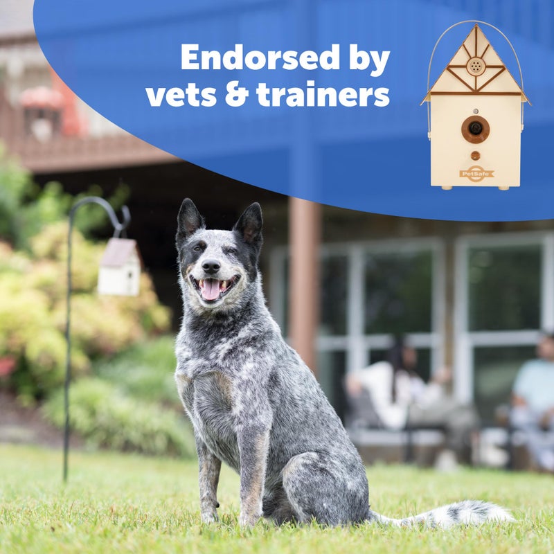 PetSafe PetSafe Outdoor Ultrasonic Bark Control - Viral on TikTok - No Barking Deterrent for All Dog Sizes - Up to 1/4 Acre Coverage - Weatherproof - Great for Backyards - Bird House Design  - Image 2