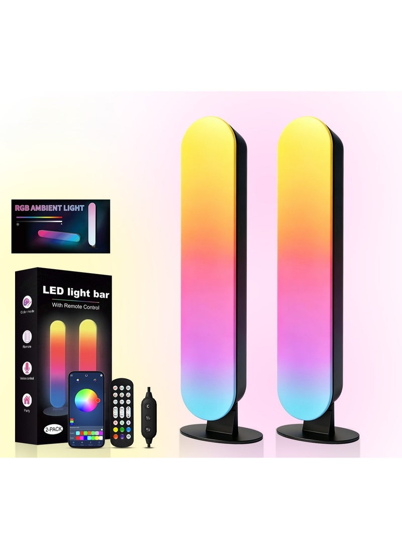 YANCI RGB Smart LED Light Bar - APP & Remote Controlled Backlight, RGB Gaming Lights, Music Sync, Dynamic Color Modes, USB Powered Smart Mood Lamp for TV, Gaming & Home Decor - Image 1
