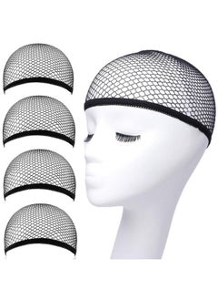 ANNELBEL , Annelbel 4Pcs Black Mesh Wig Cap Net, Closed End Hair Mesh Net Wig Caps, Wig Caps For Long Or Short Hair Hold Securely In Place 