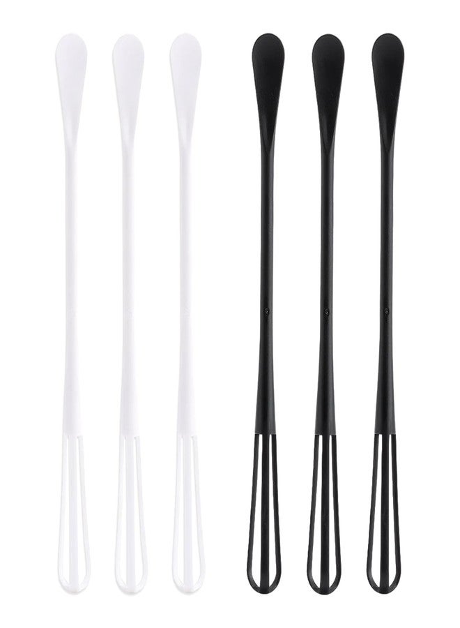 panthra 6PCS Tiny Whisk, Mini Whisk, Multi-function, Small and Easy to Clean, Easy to Use, for Stirring, Beating, Mixing Ingredients, Mixing Sauces (White and Black) - Image 1