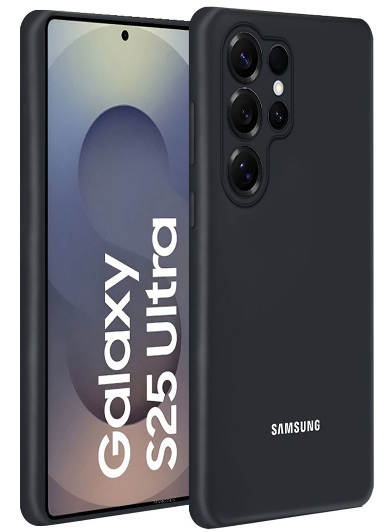 CATANES (for Samsung Galaxy S25 Ultra) Case Cover Ultra-Durable Soft Silicone Protective with Precise Cutouts and Anti-Slip Grip -Black - Image 1