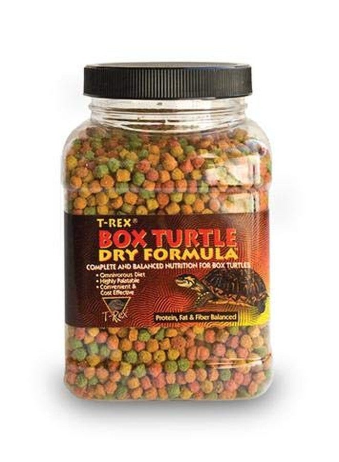 T-Rex Box Turtle Food Dry Formula - Reptile Diet with Added Vitamins & Minerals, Easy-to-Moisten Turtle Food, 10 lb