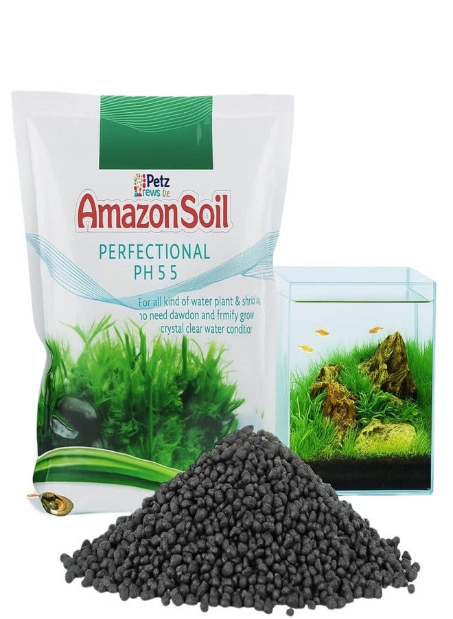 تربة أحواض السمك VAYINATO® Amazon Soil (عبوة 1 لتر) - تربة غنية بالعناصر الغذائية لنمو النباتات، تحافظ على درجة الحموضة، سهلة الاستخدام، مناسبة لتنسيق أحواض السمك، مثالية لروبيان المياه العذبة والنباتات المائية - Image 1
