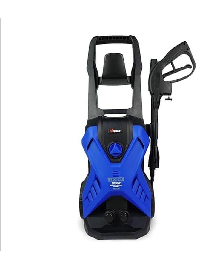 150 Bar Electric Pressure Washer With 2 Wheels 5 Meter Hose And Soap Dispenser 2000 Watt Auto Stop And Self Priming Mode For Car Cleaning Home And Garden Blue Vt1511 - pzsku/ZFE167E7AC43AA12AC44BZ/45/_/1722928613/3e028426-dff6-456d-a256-d99e18aeabfb