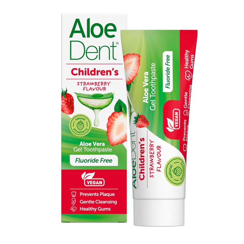 AloeDent Childrens Strawberry Toothpaste 50ml