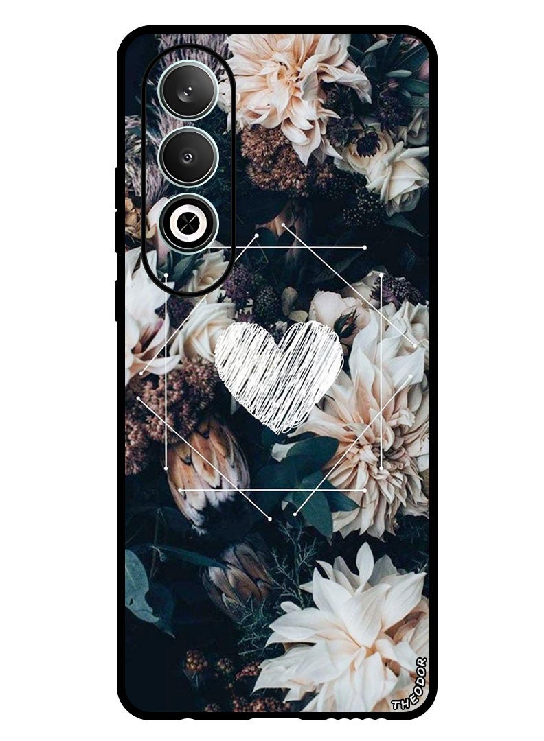 Theodor Protective Case Anti Scratch Shock Proof Bumper Cover For Oppo K12 Heart In Center - Image 1