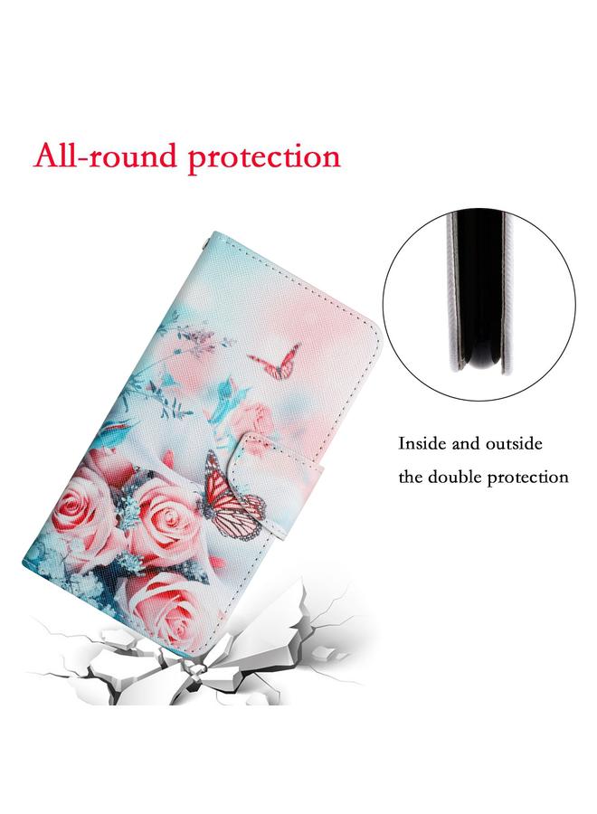 S-TOP Case For Samsung Galaxy A41 Painted Pattern Horizontal Flip Leather Case with Holder & Card Slot & Wallet - Image 5