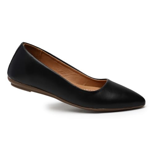 YUKI Comfortable Slip-On Belly Flats Stylish, Lightweight, Casual & Formal Wear Belly for Women Black - Image 1
