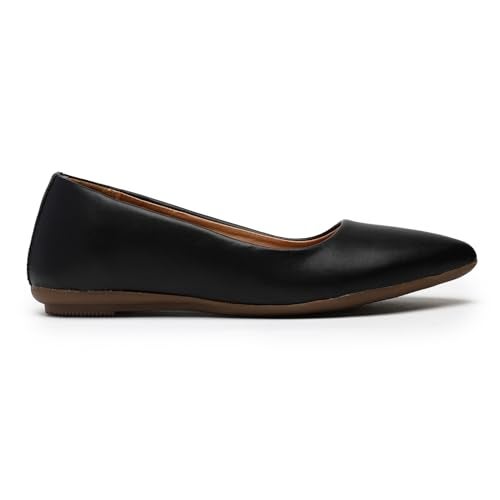 YUKI Comfortable Slip-On Belly Flats Stylish, Lightweight, Casual & Formal Wear Belly for Women Black - Image 3