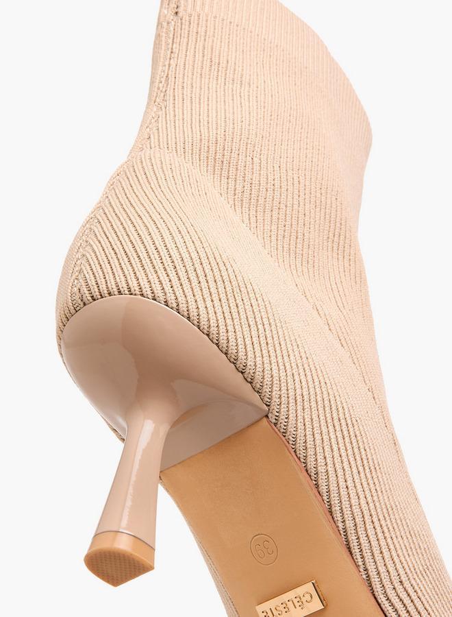 Celeste Women's Slip-On Ankle Boots with Stiletto Heels - Image 5