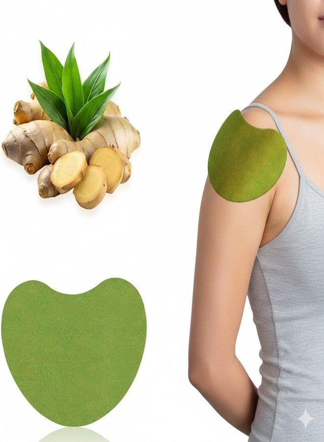 PAXCOO Herbal shoulder Pain Relief Patches Arthritis Inflammation Patch Sticker Instant Relief from shoulder Joints shoulder Pain Relief Products Natural Wormwood Extract Patch for shoulder - Image 1