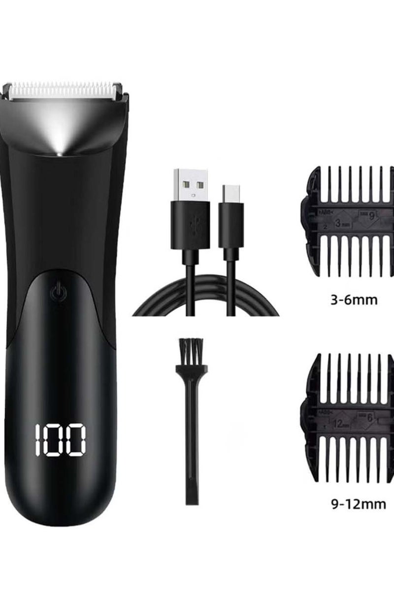 Body Trimmer for Men, Men Grooming for Body,Electric Trimmer,Body Shaver Groomer Safe Shaver Rechargeable Waterproof Wet/Dry - Image 1