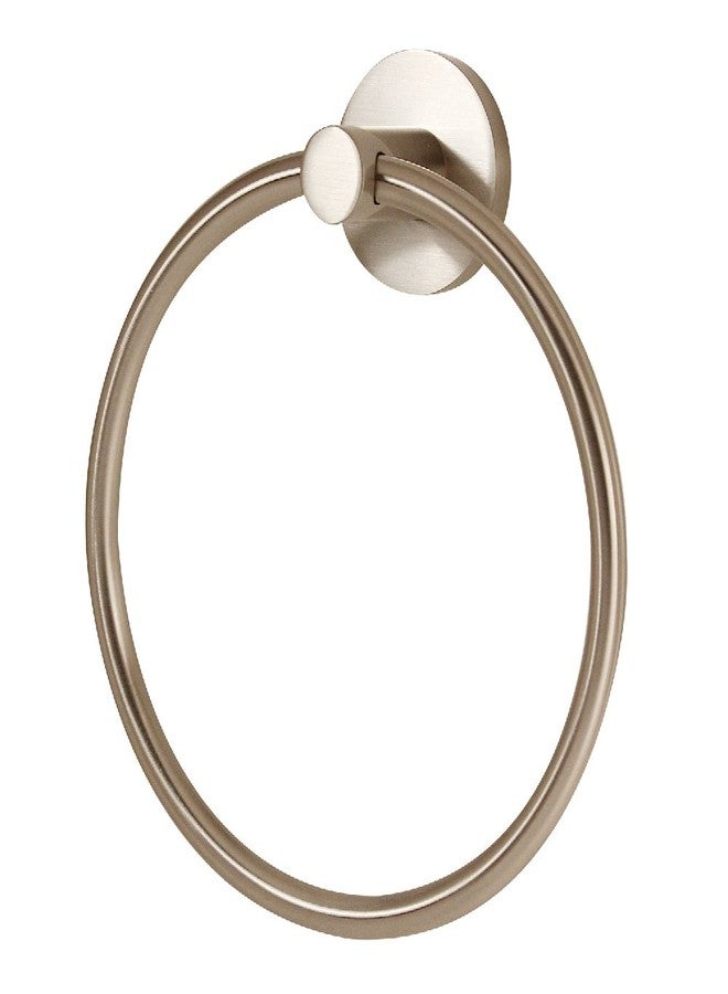 Alno A8340-SN Contemporary I Modern Towel Rings, 6", Satin Nickel