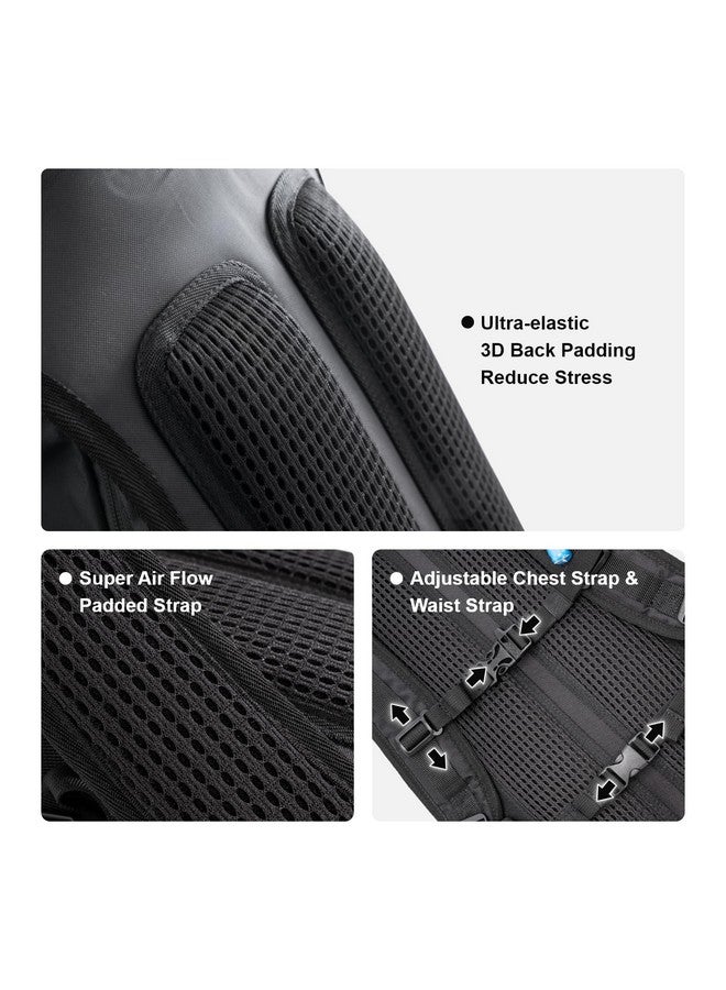 إيفر فن حقيبة ظهر ترطيب Everfun بسعة 18 لترًا مع مثانة مياه 2 لتر حقيبة ظهر مائية للمشي لمسافات طويلة للنساء والرجال حقيبة ترطيب معزولة وخفيفة الوزن مع مساحة تخزين للمشي لمسافات طويلة وركوب الدراجات والجري والمهرجانات - Image 4