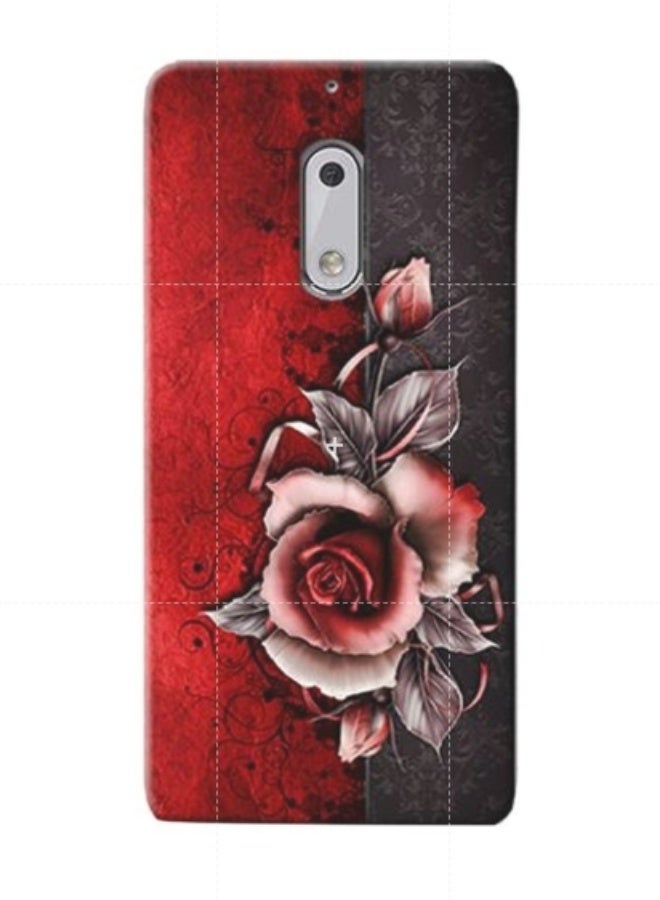 Combination Protective Case Cover For Nokia 6 Vintage Rose