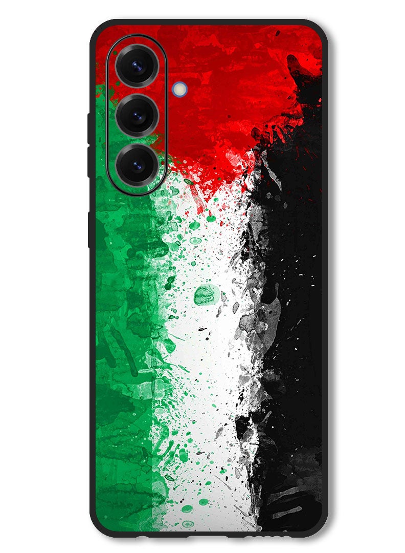 Theodor Case Compatible with Samsung Galaxy M56 6.74 Inch Protection Shockproof Bumper Cover Palestine Flag 1 - Image 1