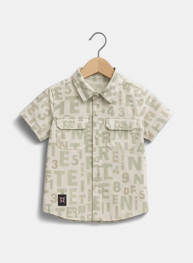 قميص برسمة حروف وارقام للاولاد