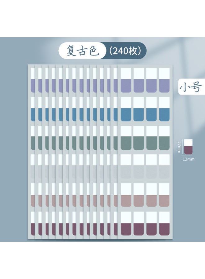 NATHAN Index Stickers Small Card Paging Label Stickers Writable Sticky Notes Creative Student Color Note Stickers Instruction Stickers - Image 1