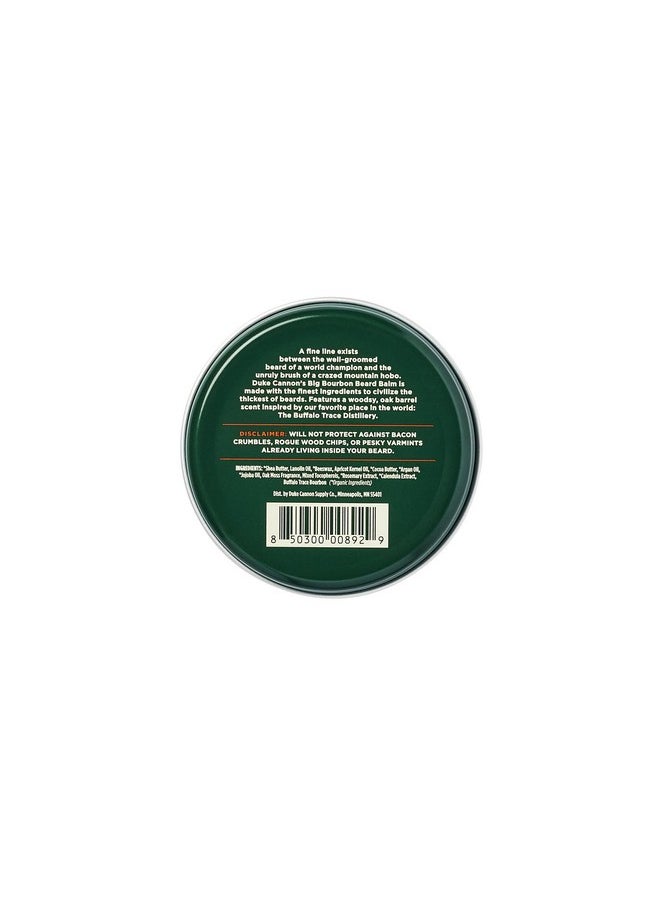 Duke Cannon Supply Co. Duke Cannon Supply Co. Big Bourbon Beard Balm, 1.6oz - Oak Barrel Scent/Made with Natural and Organic Ingredients  - Image 2