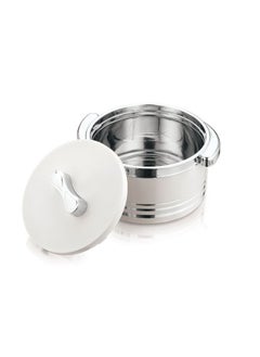 Winsor Winsor Omega Thermo Container 3 pcs set 1500 + 2200 + 3300m | Hot Pot Stainless Steel Casserole Set | Insulated Food Warmer Set Perfect for your Dining Table - Silver  - Image 4