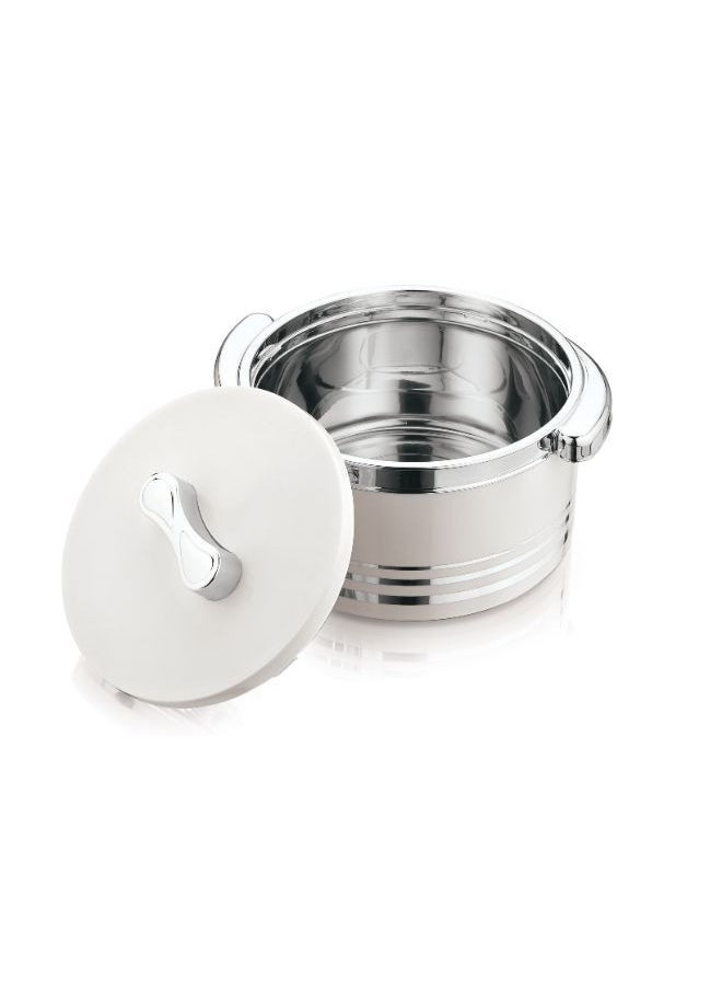 Winsor Winsor Omega Thermo Container 3 pcs set 1500 + 2200 + 3300m | Hot Pot Stainless Steel Casserole Set | Insulated Food Warmer Set Perfect for your Dining Table - Silver  - Image 4