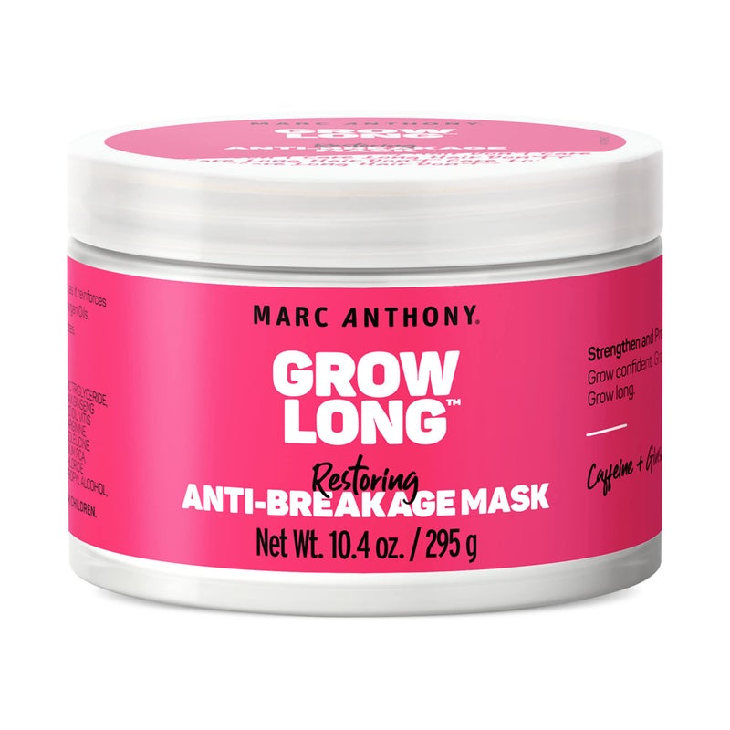 Marc Anthony Grow Long Hair Mask, for Dry Damaged Hair, 10 Ounce & Strengthening Conditioner, Grow Long - Image 2