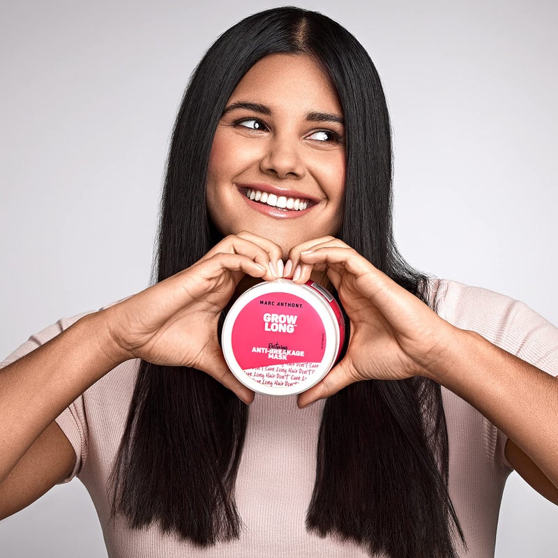 Marc Anthony Grow Long Hair Mask, for Dry Damaged Hair, 10 Ounce & Strengthening Conditioner, Grow Long - Image 4