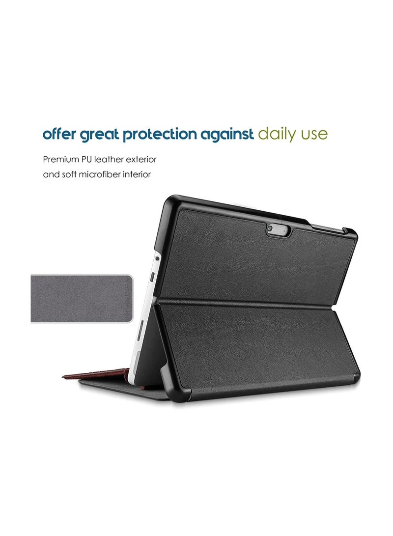 Procases Protective Case for Surface Go 3 2021 / Surface Go 2 2020 / Surface Go 2018, Slim Light Smart Cover Stand Hard Shell, Compatible with Surface Type Cover -Black - Image 4