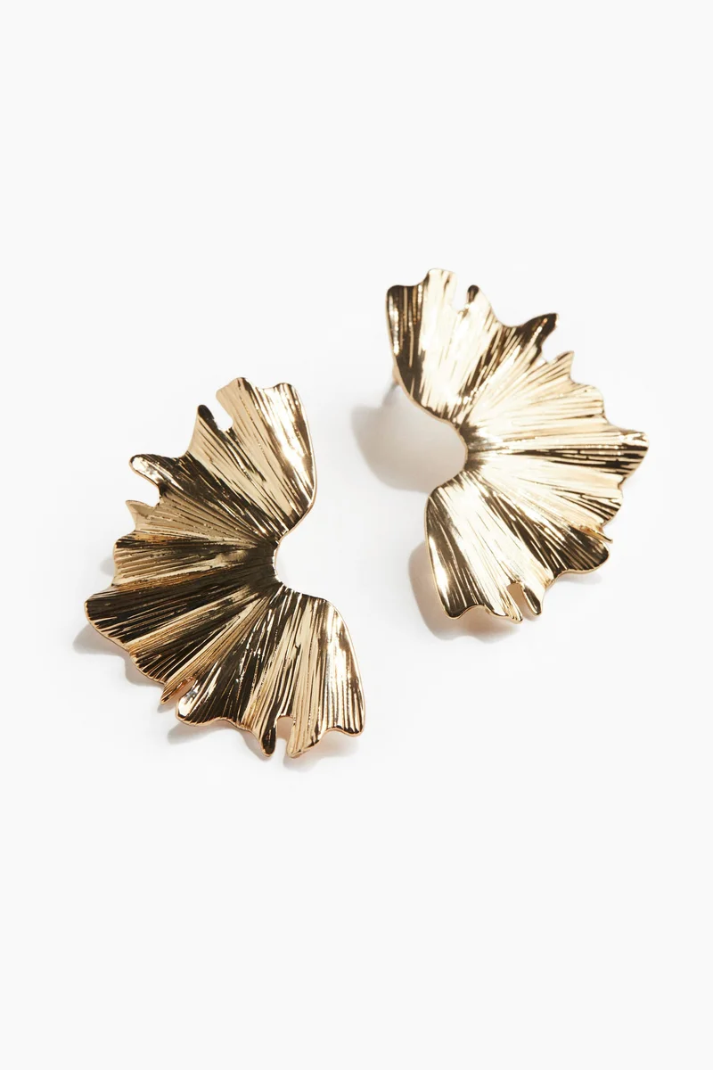 H&M Petal-shaped earrings
