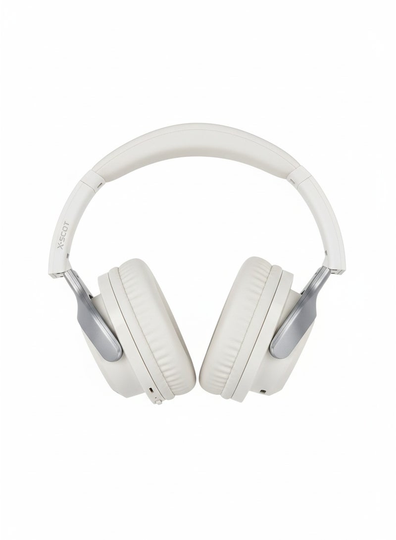 X-SCOOT XS-656 Wireless Stereo Headphones , Hi-Fi Sound, 40mm Drivers, HD Mic with Noise Reduction, Foldable Design, TF Card Support, USB-C Charging, Long Battery Life - Image 3