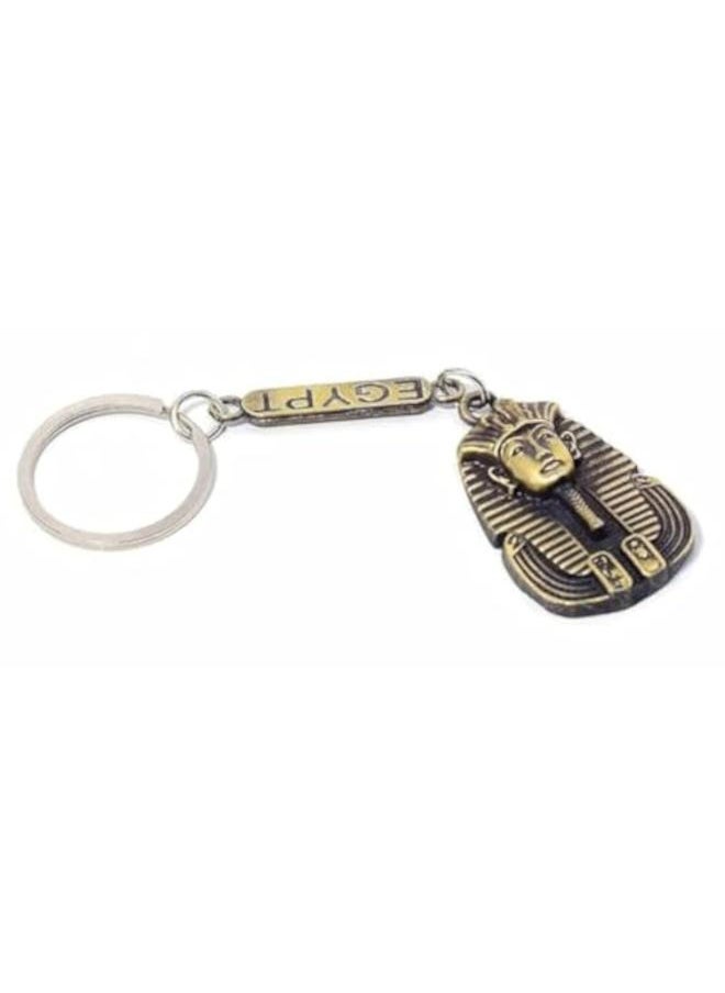 immatgar pharaonic King Tutankhamun - keychain Egyptian souvenirs gifts from egypt Authentic Pharaoh (Burnt Yellow) 